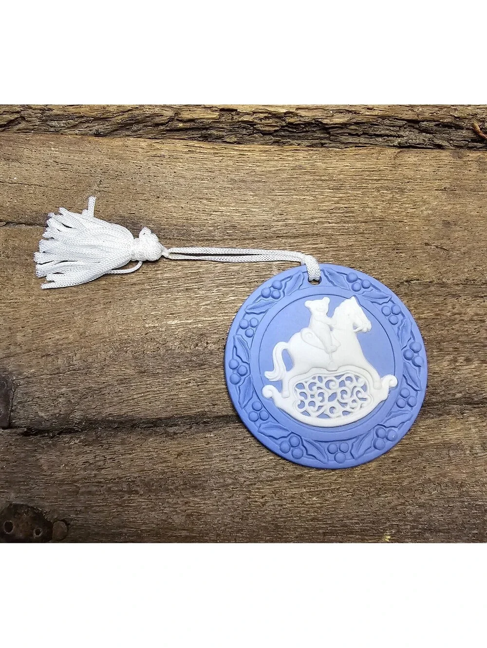 Wedgewood Rocking Horse/Teddy Bear Ornament